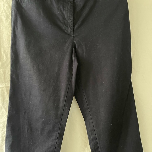 TALBOTS WOMEN’S STRETCH COTTON CHINOS - DARK BLUE/NAVY SIZE: 4 - Picture 4 of 4